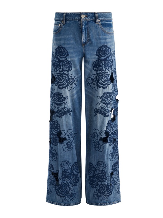 Alice + Olivia Denim - Sidney Laser-Cut Jean